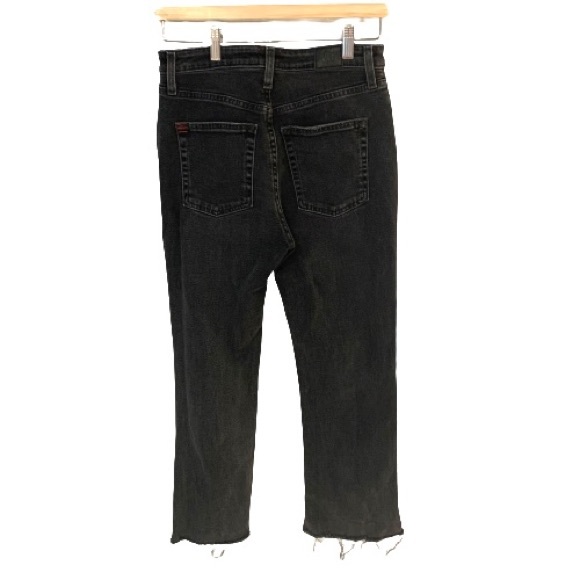 BDG Kick Flare High-Rise Cropped Faded Black Jeans - Picture 5 of 8